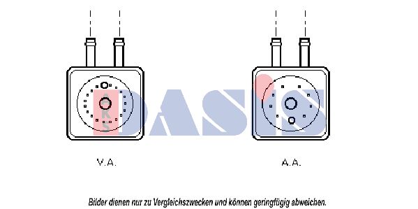 AKS DASIS Eļļas radiators, Motoreļļa 046120N